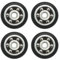 MSGsl - Rodamientos ø 20 mm y Tornillo M4 para Puertas Mampara de Ducha | Repuestos para Puertas Correderas de Baño y Ducha | Juego de 4 unidades.