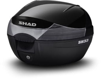 SHAD D0B33200 Topcase SH33 34 Liter mit Universalplatte