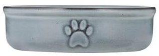 Mason Cash Reactive Paw Small Pet Bowl, 13cm Diameter, 250ml Capacity Ideal for Cats, Puppies & Small Dogs, Durable Stoneware, Dishwasher & Freezer Safe