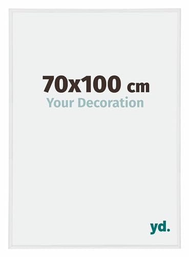 yd. Your Decoration - Puzzlerahmen 70.0x100 cm - Weiß Hochglanz - Puzzlerahmen 1500-2000 Teile - Kunststoff Bilderrahmen - Annecy