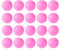 YSJCHEBS 20 Stück Rosa Tischtennisbälle, 40 Mm Kunststoff-Tischtennisbälle, Einfarbige Tischtennisbälle, Kein Logo-Tischtennisbälle, Tischtennis-Training, Anfänger-Trainingsbälle