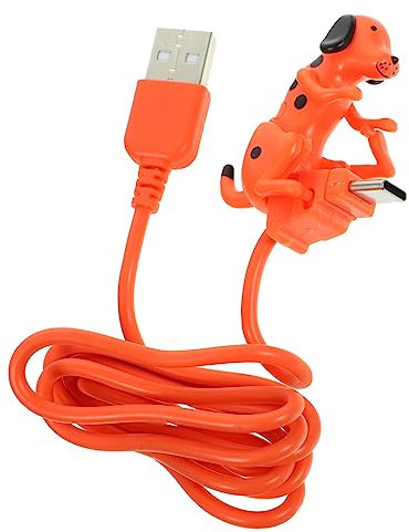 jojofuny Portable Dog Charging Cable Lustiges Datenkabel Für Hunde Type Mobiles Laden Und Datenübertragung Strapazierfähiges TPE-Material Flexibles Design