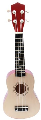 Vaguelly Ukulele Für Vintage Stil Akustische Gitarre Musikalisches Instrument Frühes Lernspielzeug Aus Massivem Burlywood