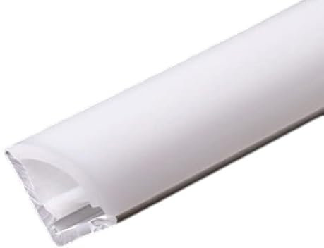 JANDEI Profilé d'angle flexible en silicone - 16 mm x 16 mm - 5 m - Rayonnement lumineux latéral - IP67 - Pour l'extérieur - Pour bandes LED jusqu'à 8 mm (profil de 5 mètres)