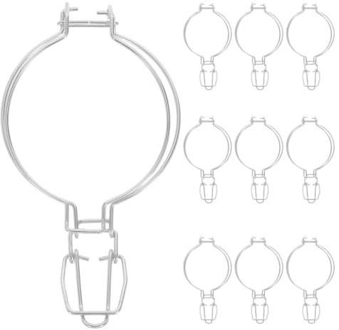 PRETYZOOM Fibbia Sigillante in Acciaio Inossidabile 10 Pezzi Clip a Scatto Per Barattoli in Vetro 6.69X3.54X0.39 Pollici Accessori Per Conservazione Alimenti in Casa E Ristoranti