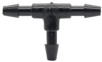 200 Pz 1/8 di Pollice Spinato Uguale Tee Tubo Da Giardino Connettore Rapido Serra Raccordi for Tubi Flessibili di Plastica Irrigazione a goccia Joint Splitter