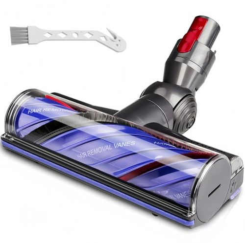 Anti-Tangle Torque Drive Head for Dyson V7 V8 V10 V11 V15 Vacuum Cleaners | Motorised Replacement Brush Part SV10 SV11 SV12 SV14 SV17 SV22 SV25 SV28, Hair Removal Accessories for Carpet & Hard Floor