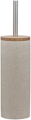 Sealskin Toilettenbürste Grace, WC-Bürstengarnitur aus Polyresin, Farbe: Sand