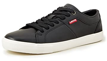 Levi's Woods W., Zapatillas de Deporte Mujer, Negro (Regular Black), 36 Eu