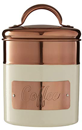 Premier Housewares 507356 Coffee Canister, Stainless Steel