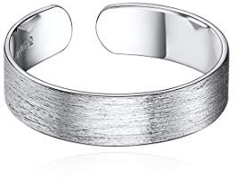 ChicSilver Fashion Band Ring aus 925 Sterlling Silver offener Ring elegante Ringe Perfekte Geschenke mit Geschenkebox und Beutel für Frauen Männer