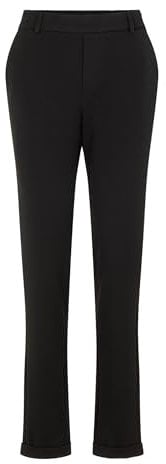 VERO MODA Vmmaya Mr Loose Solid Pant Noos Pantaloni, Donna, Nero, XL / 30L