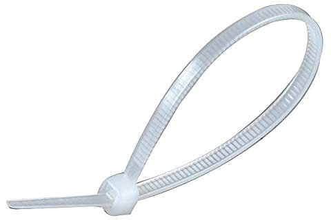 Pro Power 150X2.5 mmNAT Cable Ties, Natural, 150 x 2.5 mm, Pack of 100