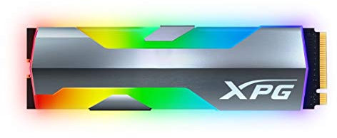ADATA XPG SPECTRIX S20G 1 to PCIe Gen3x4 SSD internes M.2 2280 - Conception RVB avec des Vitesses R/W 2500/1800 pour améliorer Vos Performances de Jeu Argent, RVB
