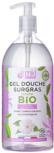MKL Green Nature Gel Douche Surgras Fleur Blanche Bio 1 L