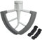 Flex Edge Beater For KitchenAid 4.5-5 Quart Tilt-Head Stand Mixers, Non-Stick Coated Metal Blade with Both-Sides Flexible Silicone Edges Bowl Scraper, Mixer Accessories Replacement Beater Paddle