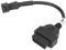 OBD2 Diagnosekabel Gute Leitfähigkeit Motorrad OBD2 Kabelstecker Scanner Ersatz für KYMCO 3Pin