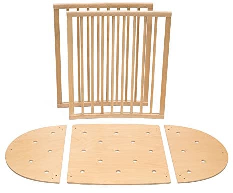 Stokke Sleepi Bettverlängerung V3, Natur - Stokke Sleepi Mini in Stokke Sleepi Bett umwandeln - Bett auf 141 cm verlängern - Für Kinder bis 5 Jahre geeignet - Matratze separat erhältlich
