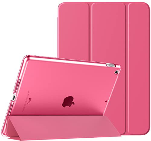 TiMOVO Funda para iPad 9.ª generación 2021/iPad 8.ª generación 2020/iPad 7.ª generación 2019,Delgada Translúcida con Auto-Sueño/Estela Funda iPad 10,2 Pulgadas - Sandía