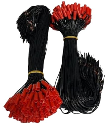 Encendedor de fuegos artificiales, 25 unidades/50 cm, color negro, el disparador más popular en el campo de los fuegos artificiales Zenda club® (25)