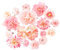 volumoon 17PCS Kunstblumen Köpfe,Kunstblumen zum Basteln Rosa Klein Blumenköpfe 4~8cm,Künstliche Blumenköpfe Fake Blumen Blumendeko,Mini Künstliche Blumen für Hochzeit Home Basteln Scrapbooking Deko