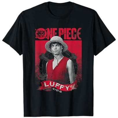 One Piece Luffy Etched Portrait T-Shirt