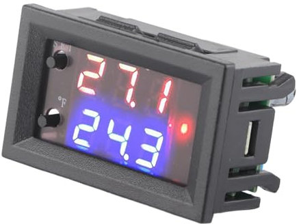 Thermostats for 12v Fans Thermostat 12v Digital Frigo 8×5×4 Digital Display Microcomputer Thermostat Temperature Controller with Sensor Dc12v