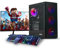 Veno Scorp 24 Monitor Bundle Intel Core i7 2600 16GB Ram 256GB SSD + 1TB HDD GTX 1650 4GB Windows 10 Gaming PC USB 3.0 NeonZilla ARGB CASE
