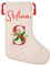 Personalisierte Weihnachtsstrümpfe mit Initiale & Name, benutzerdefiniertes Bild Xmas Urlaub Kamin Weihnachtsbaum Dekoration Geschenktüten mit Kordelzug