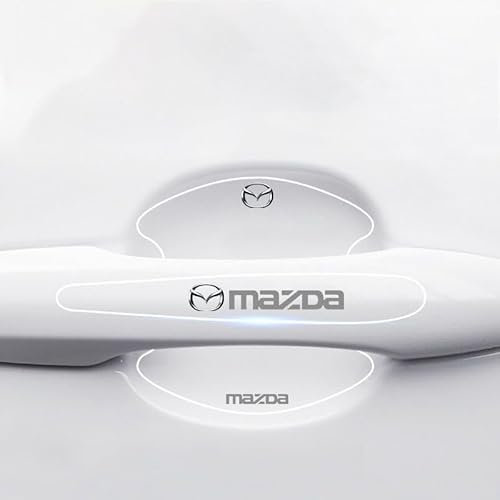 AXOEECF 8 Stück Türgriff Schutz Auto, Für Mazda 2 3 5 6 Cx7 Cx5 Cx9 Cx-5 Cx3 MX-5 CX30 CX60, Auto Türgriffe Kratzschutz Aufkleber, Kratzern Schutz, Lackschutzfolie, selbtklebende