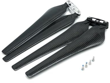 SoKOIUU Drone Hexacopter Zubehör Kompatibler Quadcopter E1200 1760 17 Zoll Carbon Faltpropeller mit(1760 (18mm Adapter))