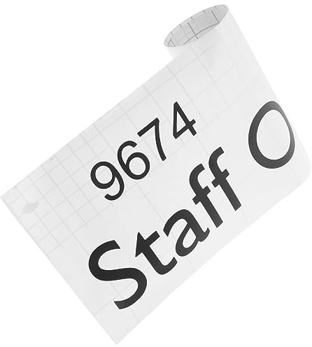 Selbstklebendes Türschild für Mitarbeiter PVC Türaufkleber Langlebig und für Glatte Oberflächen für Badezimmer und Restaurants