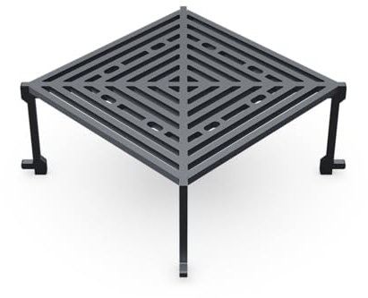 MINI CEVENOL - Grille 21cm pour Brasero 40cm - Carré - Compacte, parfaite pour une cuisson uniforme et un maintien stables aliments lors de vos repas en extérieur