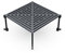 MINI CEVENOL - Grille 21cm pour Brasero 40cm - Carré - Compacte, parfaite pour une cuisson uniforme et un maintien stables aliments lors de vos repas en extérieur