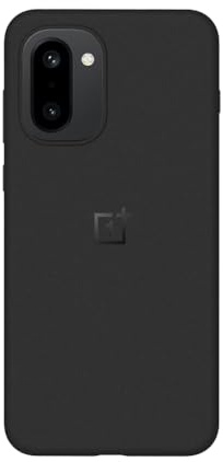OnePlus 15R Sandstein Magnetische Hülle - Schwarz, Offizielle Schutzhülle mit Magnetring, Strukturierter Griff, Kameraschutz
