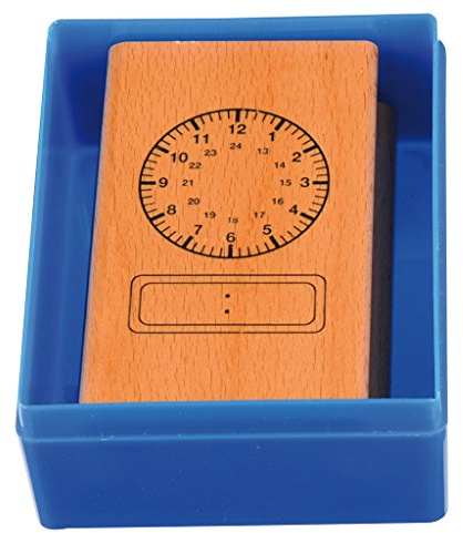Wiemann Lehrmittel Uhrenstempel zum Erlernen und Üben der Uhrzeit, analog/digital (1-24)