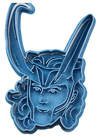 Cuticuter Loki Ragnarok Superhelden Ausstechform, Blau, 8 x 7 x 1.5 cm