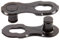 KMC Unisex – Erwachsene 10R DLC Kettenverschlussglied für 10-Fach Ketten, schwarz