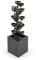 blumfeldt Joshua Tree - Fontana Decorativa, Fontana con Gioco d'Acqua, da Interni ed Esterni, Pompa 7 W, 17 Vasche Collegate, Contenitore Acqua da 15 L, Struttura in Metallo, Effetto Ottone