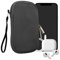 kwmobile Handytasche für Smartphones S - 4,5 - Neopren Handy Hülle Grau - Handy Tasche 14,4 x 8,3 cm Innenmaße