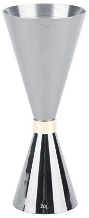 Double Jigger 30ml & 60ml Stainless Steel Jigger Cone Shape Drink Wine Measuring Cup Bar Accessories Tool