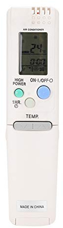 Denash Telecomando ABS Durevole di Ricambio per Telecomando Condizionatore per Sanyo RCS-4MVPS4EX Senza Batteria