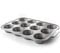 KitchenAid Bakeware Muffinblech aus aluminisiertem Stahl, PFAS-frei, antihaftbeschichtet, ofenfest, spülmaschinenfest, Grau