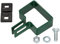 KOTARBAU® Abrazadera Rectangular 60 x 40 mm para Valla de Postes Verde Fijación Mate