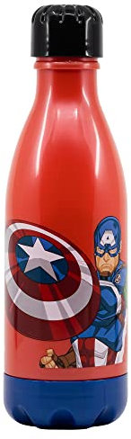 Stor8412497431007Infantil PP Agua Botella, 560 ml Capacidad, Vengadores Rolling Thunder