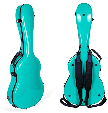 Crossrock CRF2020COR Gitarrenkoffer - Orange - Fiberglas - 4/4 - TSA-Schloss