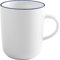 KAHLA 575335A69974C Pronto Line Becher 0,35 l Line royal blue | Becher mit dunkelblauer Linie aus Porzellan