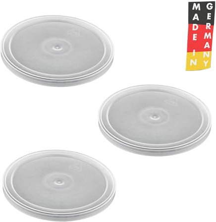 3 x Dosendeckel, für 400g und 200g Hundefutter Katzenfutter Dosen, Konservendosen, Top Qualität, transparent