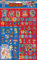 Paw Patrol Rescue Knights Mega Sticker Pack | Drei Arten von Aufklebern (insgesamt 150) | wiederverwendbar auf nicht porösen Oberflächen, rot/blau