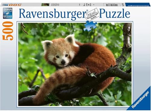 Ravensburger Puzzle 17381 Süßer roter Panda - 500 Teile Puzzle für Erwachsene und Kinder ab 12 Jahren
